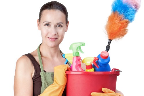 Domestic cleaning service in a Kensington living room